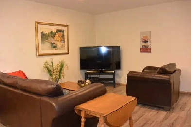 Fully furnished 2-bed, 1-bath suite for rent in Drayton Valley!