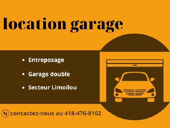 GARAGE DOUBLE - Entreposage, Travaux Légers