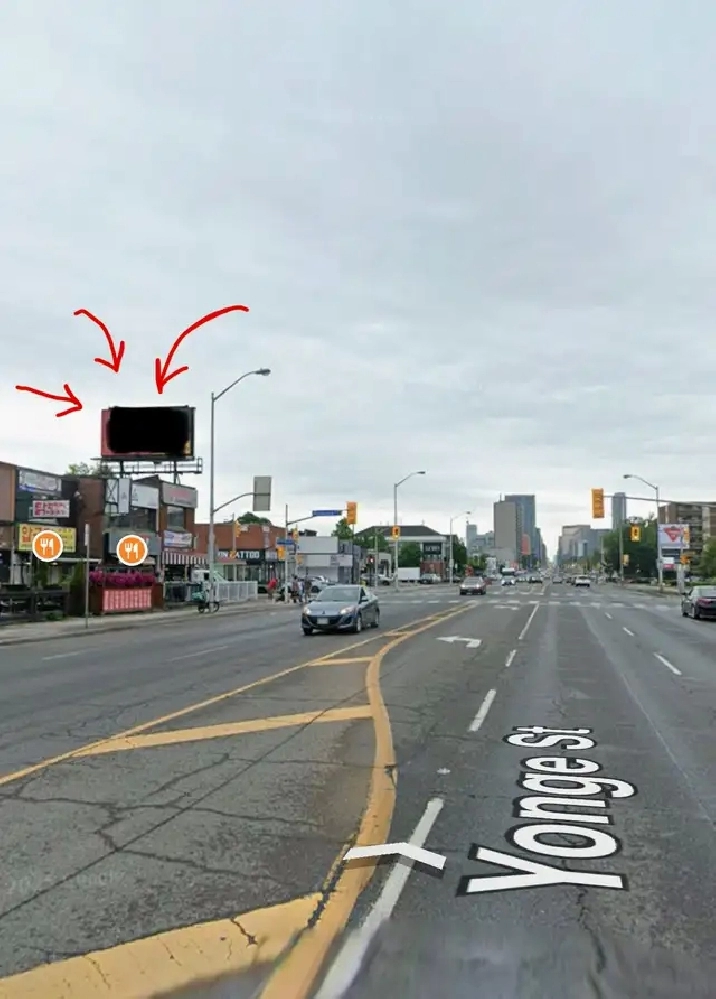 PRIME BILLBOARD FOR RENT – YONGE & STEELES