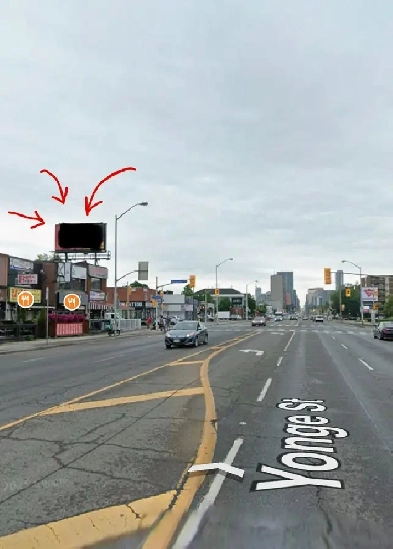 PRIME BILLBOARD FOR RENT – YONGE & STEELES