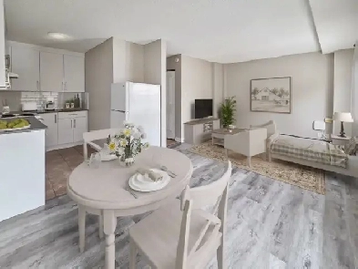 One bedroom and studio units available!