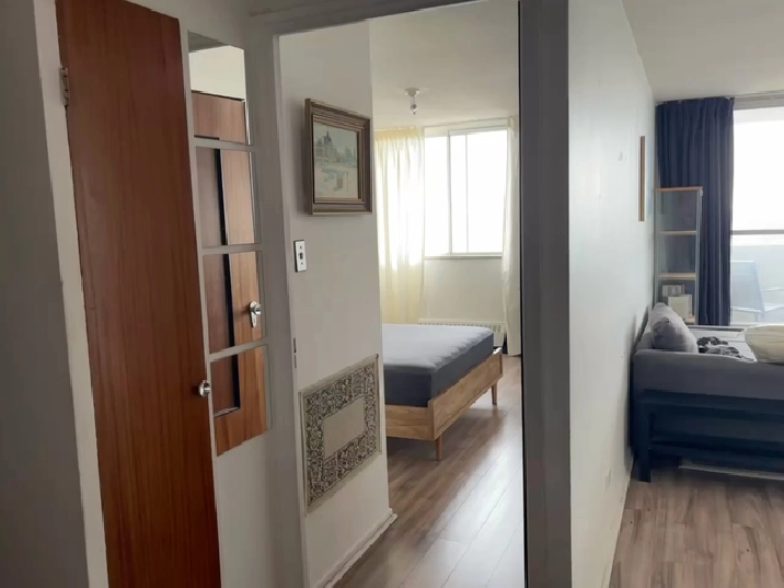 Plateau Mont-Royal, furnished 1-bedroom, 20th floor, pool & gym