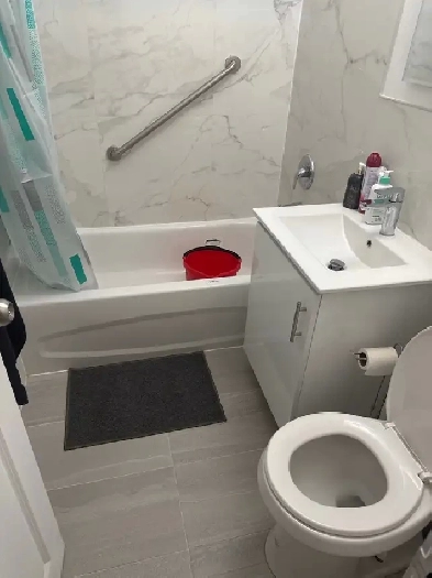 A clean room in two bedroom apartment for rent in Etobicoke