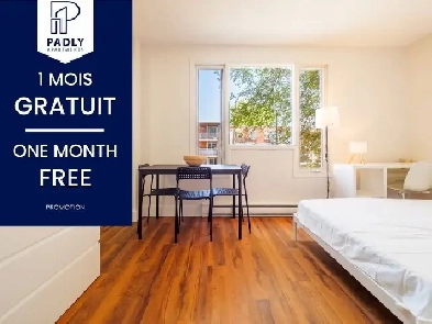 Studio & 1 Ch. Meublé et Rénové dès 920$ | Tout Inclus!