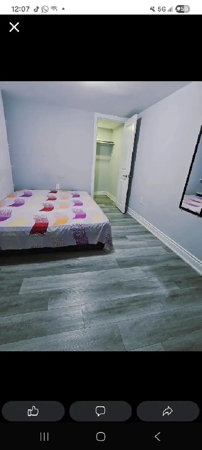 Private room for girl or couple