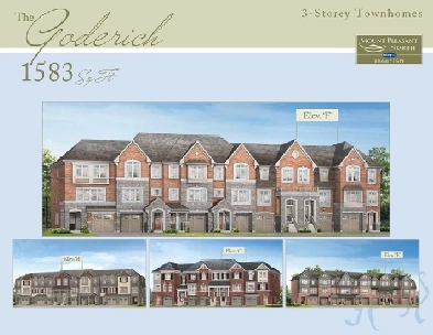 3 Beds   Den, 2.5 Baths Townhouse Near Mount Pleasant GO