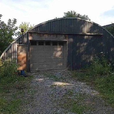 work shop/quonset for  rent