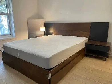 Bright Furnished Room – Metro – Parking – $850 – Short-Term Now