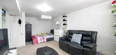 one bedroom basement for rent