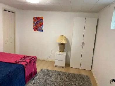 Furnished 2 bd/ 1bath with living room  basement for rent