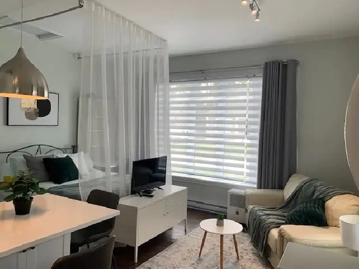 Loft tout inlcus meublé à 100% entretien.compris/semaine