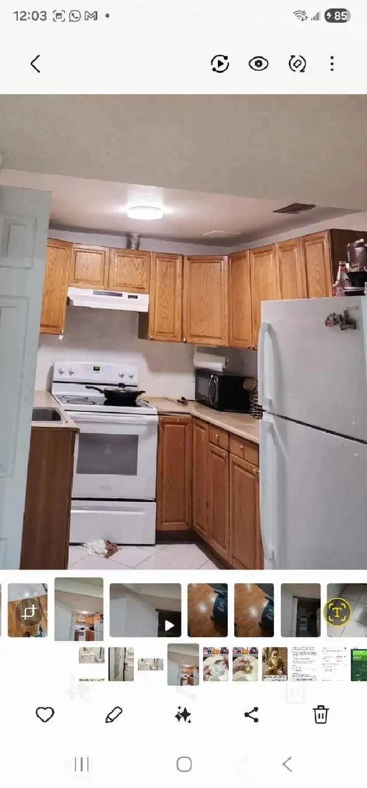 Two bedrooms unit for rent.