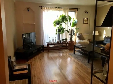 N.D.G. NDG, 3-1/2 totalement renove, condo style 800pc. Juillet