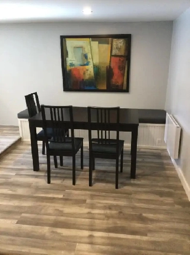 RUE PIERRE TÉTREAULT. SOUS-SOL. GRAND 4 ET DEMI. 1 CHAMBRE FÉMÉE