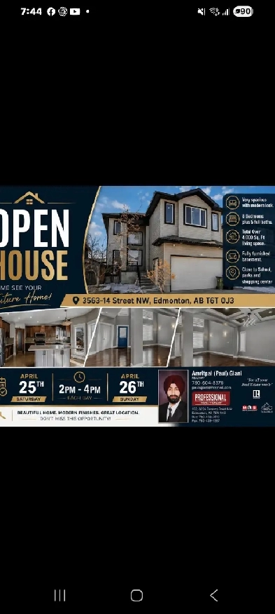 OPEN HOUSE EDMONTON