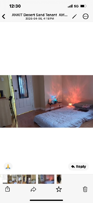 Private room shared wash room available May 1