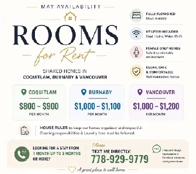 Pribate Room - Shared Bath