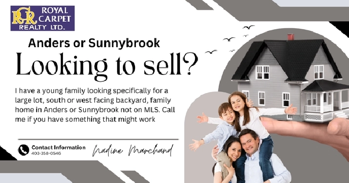 Help? Looking for home in Anders or  Sunnybrook