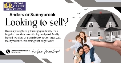 Help? Looking for home in Anders or  Sunnybrook