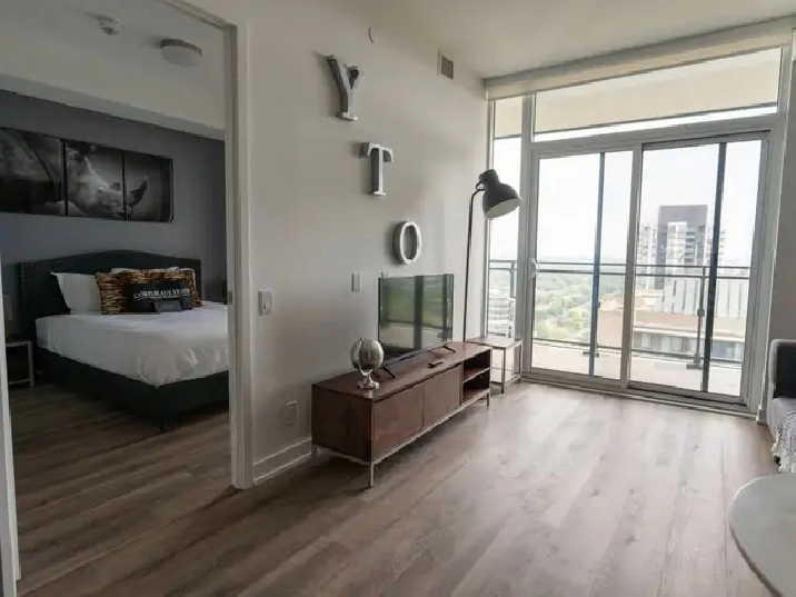 Modern 1BR in North York | Fully Furnished | Weekly Stay