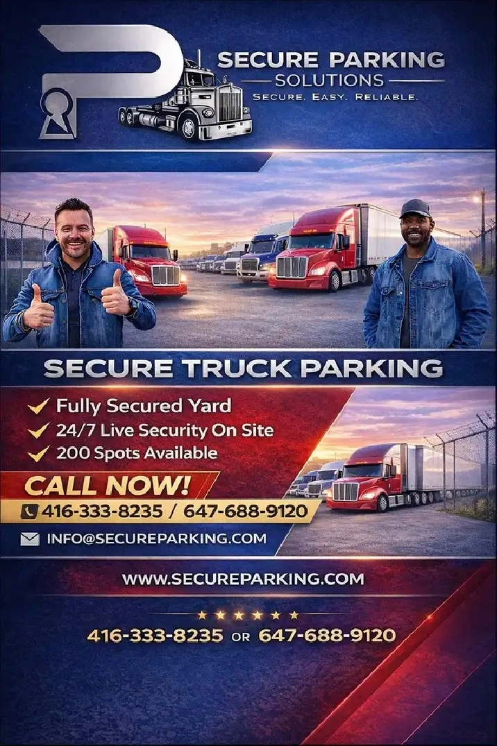 TRUCK & TRAILER PARKING - PRIME GTA LOCATIONS