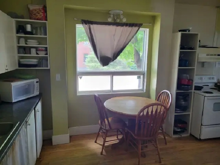 Bright rooms are available in a well-maintained building