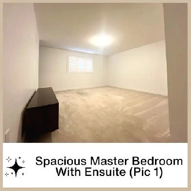 Spacious Master Bedroom w/Ensuite, Ideal for Female Professional