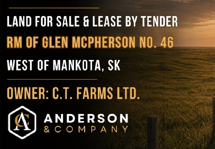 Land for Sale & Lease by Tender -RM of Glen McPherson