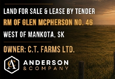 Land for Sale & Lease by Tender -RM of Glen McPherson