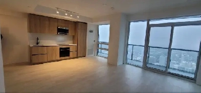 Master bedroom with private bathroom in a luxury condo for rent