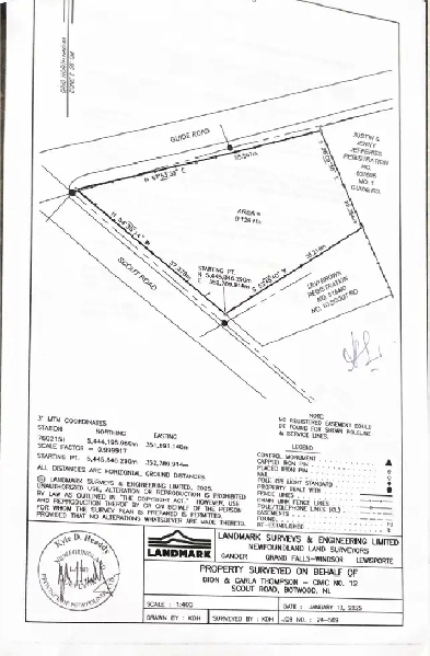 Land for sale - Botwood NL