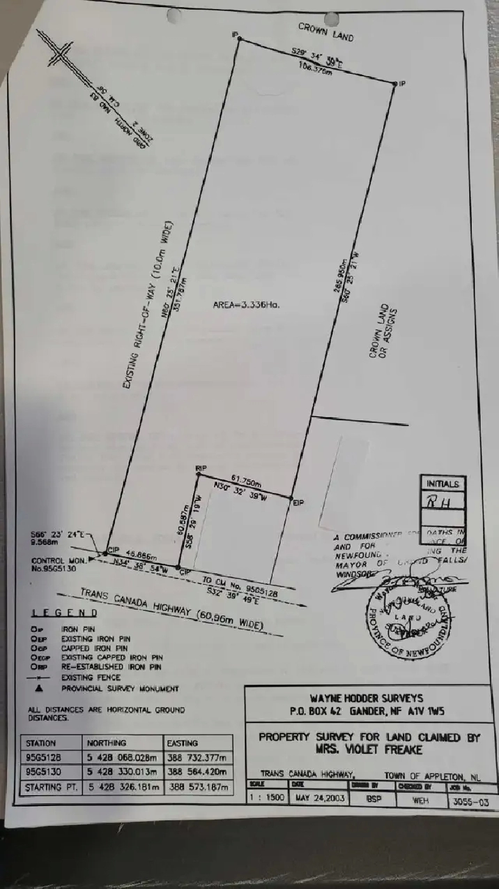 8 acres of land in Central NL