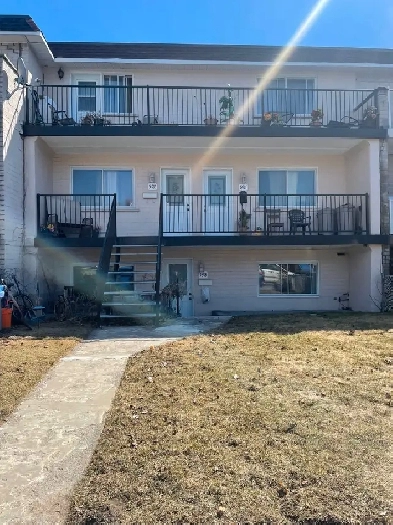 Renovated Semi-Basement 4½ available now (rental)