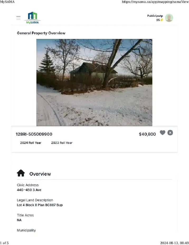 Property in Riceton