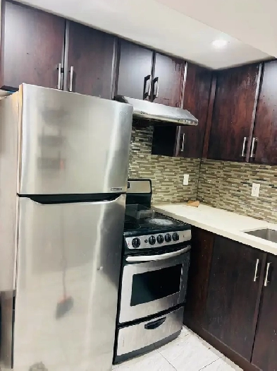 2 Bedrooms, 1 washrooms Basement Apartment: Brimley and Danforth