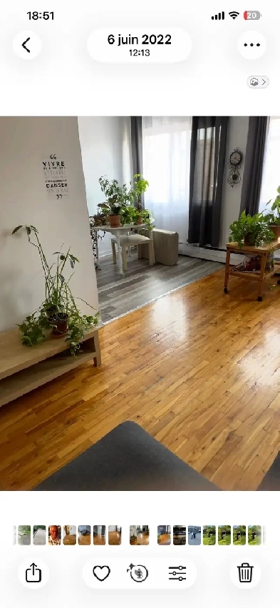 Apparemment 3 1/2 et 2 1/2 à Ahuntsic