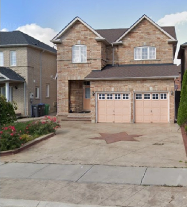 4 Bedroom House For Rent - Fletcher's Meadow, Brampton