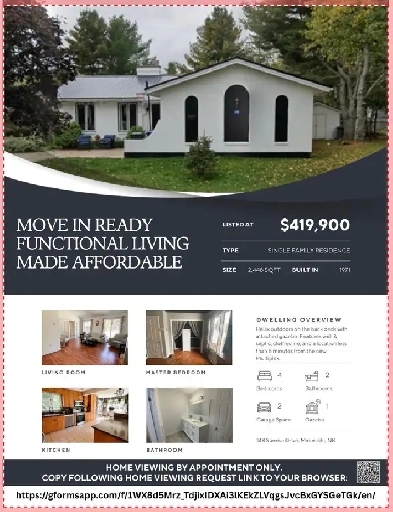 Spacious Home for Sale in Miramichi