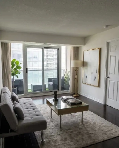 Furnished Private Room in 2 Bed 1 Bath - Balcony View w/ Parking