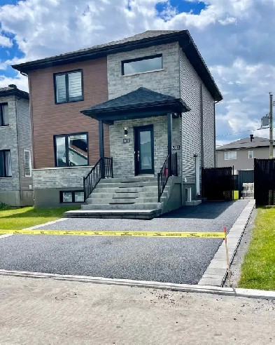 Neuf- Appartement au sous-sol à louer 3 1/2 - 4 electros inclus
