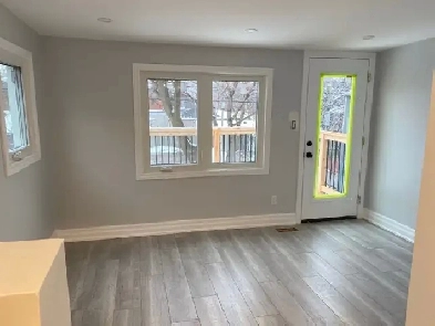 2 bedroom, 1 bathroom second floor apartment for rent