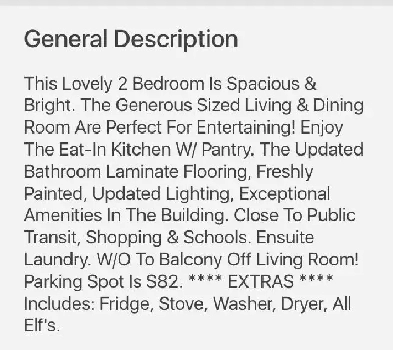 north york condon for rent