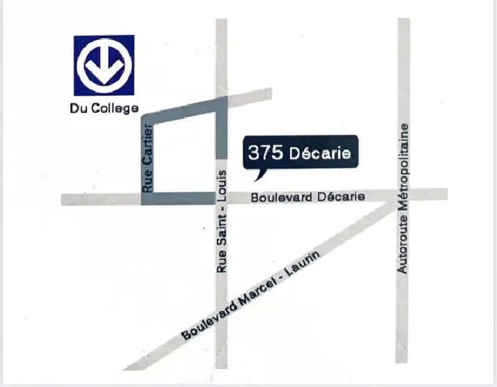 3BR/2BA Condo for Rent in Ville Saint-Laurent | Metro