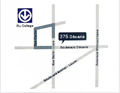 3BR/2BA Condo for Rent in Ville Saint-Laurent | Metro
