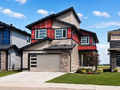 Luxury Walkout Home for Sale in Blackstone, Leduc | Pond Backing