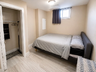 Modern Basement Apartment | Private Entrance | All Inclusive