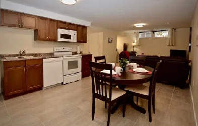 Fully Furnished 2 Bed Suite For Rent in Drayton Valley