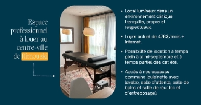 Local au centre-ville de Rimouski, disponible septembre/octobre!