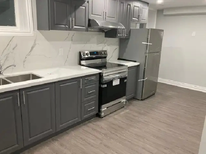 2 Bed 1 Bath Basement Available near Longos on Tartan Ave, Kitch