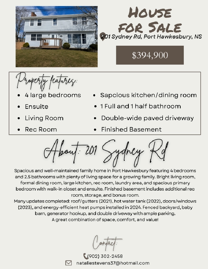 Large Family Home for Sale